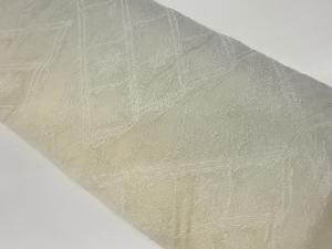  紗 瓦文に紅葉模様織出し暈し袋帯